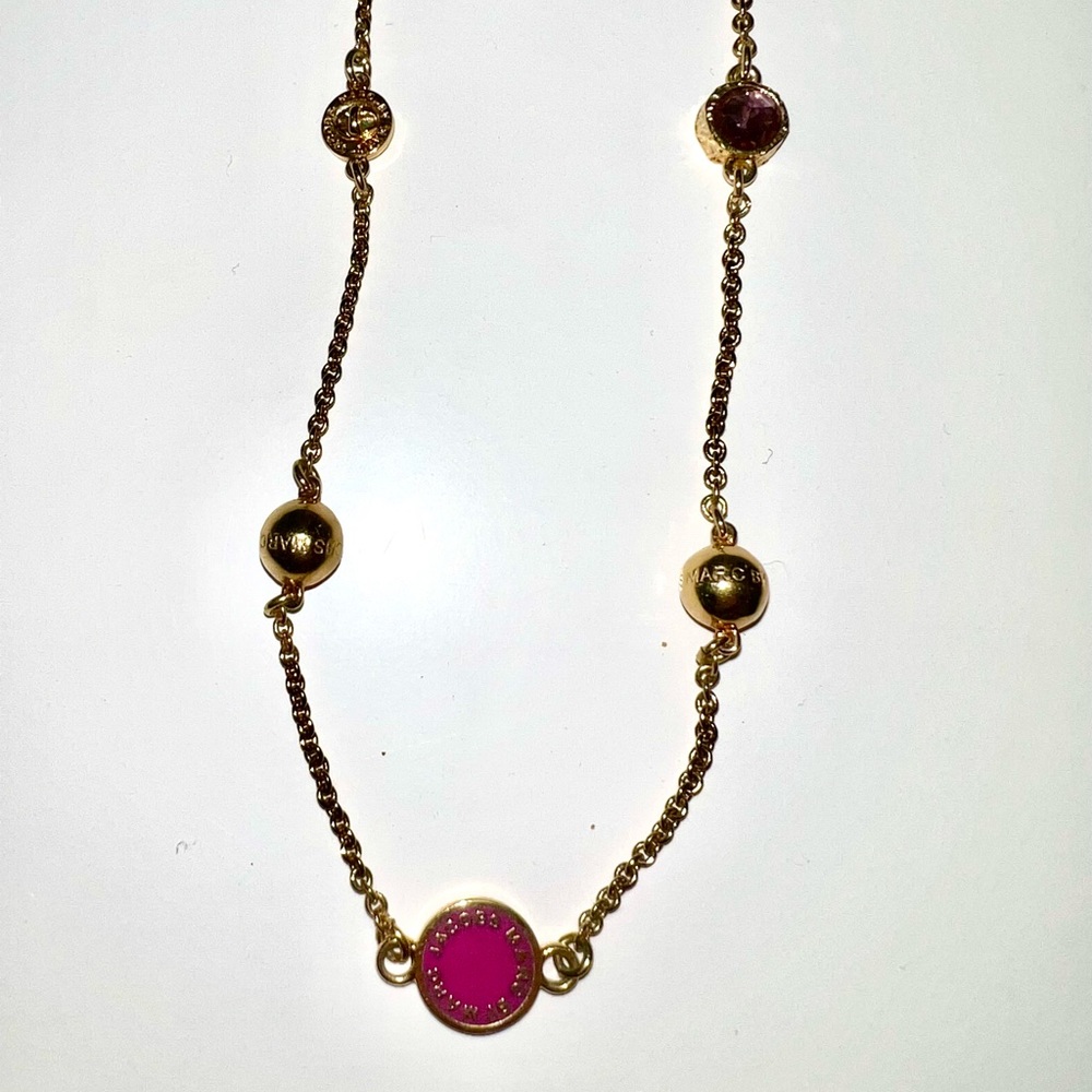 Marc Jacobs gold charm necklace